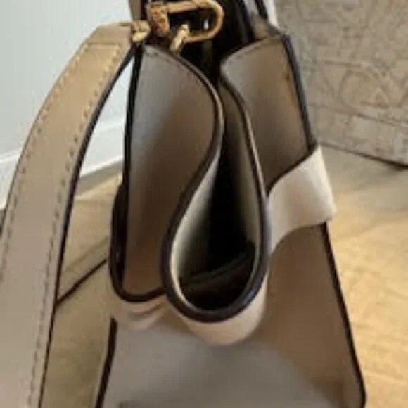 Michael Kors Carmen Medium Belted Leather Satchel - Picture 3 of 5